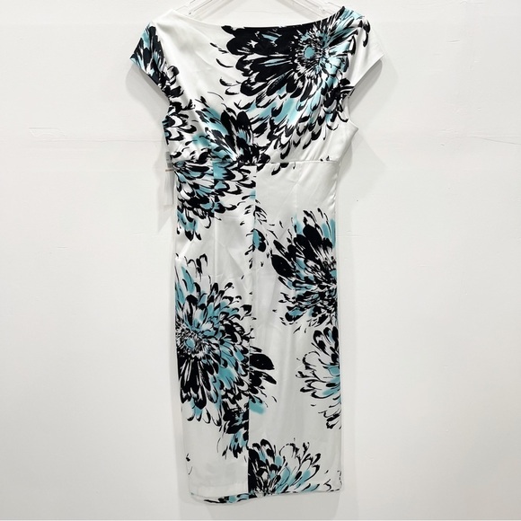 London Style V-Neck Shift Dress Size 12 - Picture 2 of 11